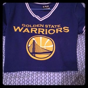 Golden state  warriors crop top
